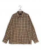 JC PENNEYジェーシーペニー）の古着「70-80s 長袖チェックシャツ」｜レッド