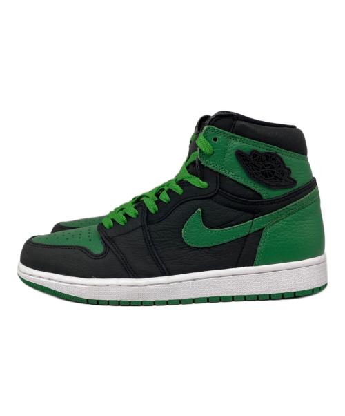 NIKE（ナイキ）NIKE (ナイキ) AIR JORDAN 1 RETRO HIGH OG ハイカットスニーカー BLACK/PINE GREEN-WHI サイズ:27.5cmの古着・服飾アイテム