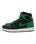 NIKE (ナイキ) AIR JORDAN 1 RETRO HIGH OG ハイカットスニーカー BLACK/PINE GREEN-WHI サイズ:27.5cm：9000円