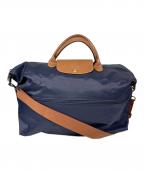 LONGCHAMPロンシャン）の古着「Expandable Travel Bag」｜ネイビー