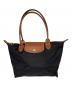 LONGCHAMP（ロンシャン）の古着「ル プリアージュオリジナル M ショルダーバッグ」｜ブラック