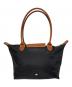 LONGCHAMP (ロンシャン) ル プリアージュオリジナル M ショルダーバッグ ブラック：7000円