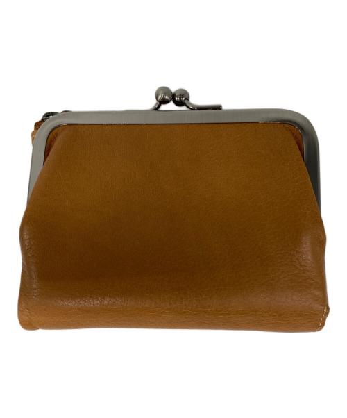 土屋鞄（ツチヤカバン）土屋鞄 (ツチヤカバン) TONE オイルヌメがま口ポケット財布 ブラウンの古着・服飾アイテム
