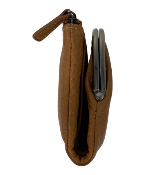 土屋鞄（ツチヤカバン）土屋鞄 (ツチヤカバン) TONE オイルヌメがま口ポケット財布 ブラウンの古着・服飾アイテム