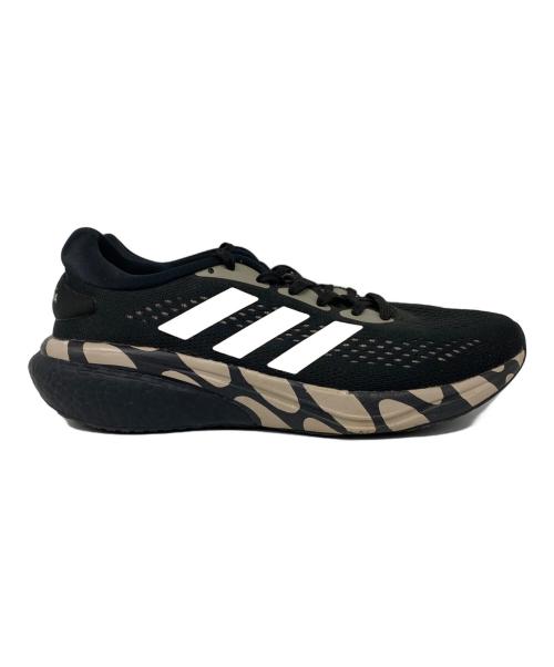 adidas（アディダス）adidas (アディダス) marimekko (マリメッコ) SUPERNOVA 2 ローカットスニーカー ブラック×ホワイト サイズ: 26cmの古着・服飾アイテム