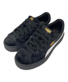 PUMA（プーマ）の古着「Platform Trace V ローカットスニーカー」｜Black/White