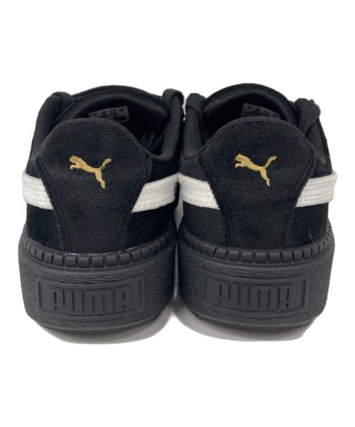 PUMA（プーマ）PUMA (プーマ) Platform Trace V ローカットスニーカー Black/White サイズ:24cmの古着・服飾アイテム