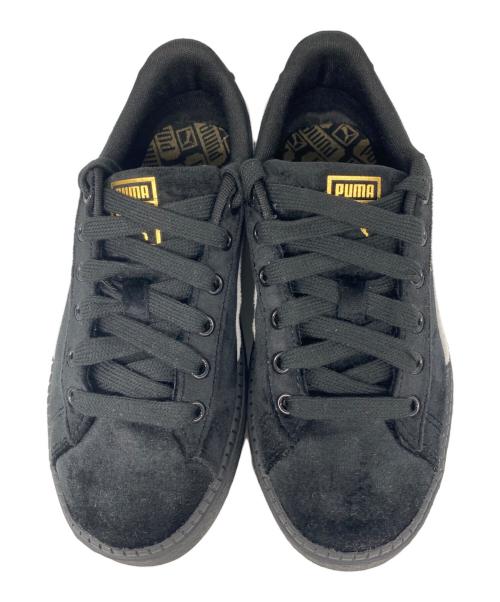PUMA（プーマ）PUMA (プーマ) Platform Trace V ローカットスニーカー Black/White サイズ:24cmの古着・服飾アイテム