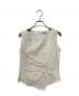 laube blanc（ローブブラン）の古着「Orchid Cutwork Twist top」｜アイボリー