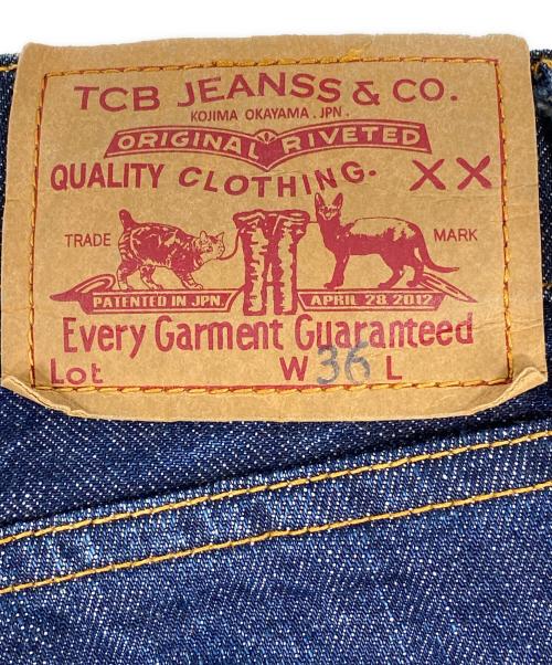TCB jeans（ティーシービー ジーンズ）TCB jeans (ティーシービー ジーンズ) TCB Pre-shrunk jeans (type 505) インディゴ サイズ:W36の古着・服飾アイテム
