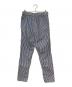 LEE (リー) mercibeaucoup (メルシーボークー) ストライプ サルエルデニムパンツ ホワイト×ブルー サイズ:M：5000円