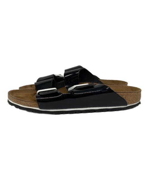 BIRKENSTOCK（ビルケンシュトック）BIRKENSTOCK (ビルケンシュトック) Arizona パテント サンダル ブラック サイズ:26cmの古着・服飾アイテム