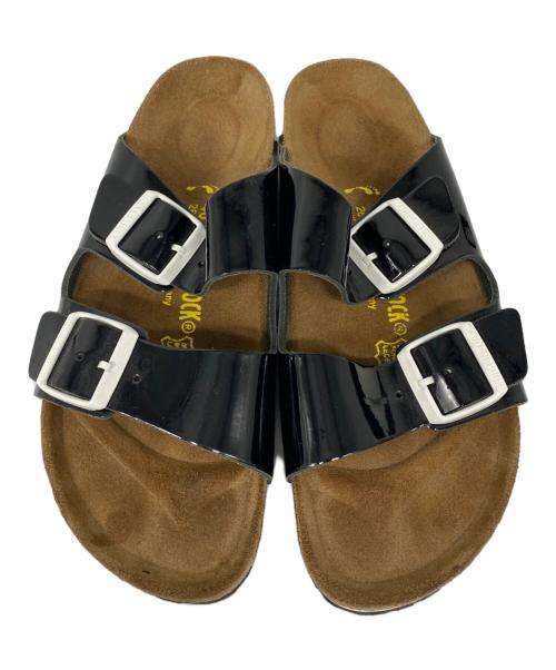 BIRKENSTOCK（ビルケンシュトック）BIRKENSTOCK (ビルケンシュトック) Arizona パテント サンダル ブラック サイズ:26cmの古着・服飾アイテム