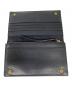 中古・古着 CELINE (セリーヌ) ステッチデザイン ロングウォレット ネイビー：10000円