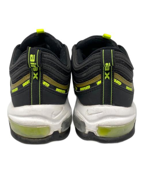 NIKE（ナイキ）NIKE (ナイキ) UNDEFEATED (アンディフィーテッド) AIR MAX 97 / UNDFTD ローカットスニーカー BLACK/VOLT-MILITIA G サイズ:28cmの古着・服飾アイテム
