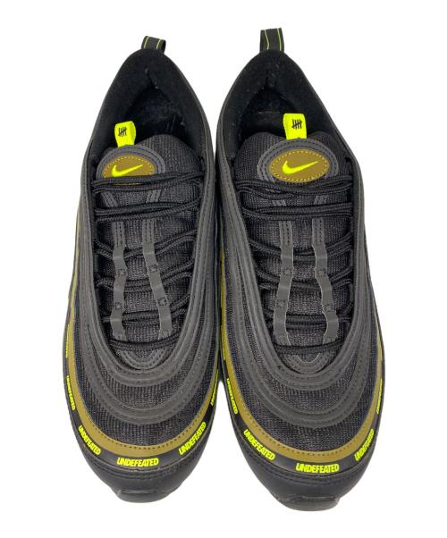 NIKE（ナイキ）NIKE (ナイキ) UNDEFEATED (アンディフィーテッド) AIR MAX 97 / UNDFTD ローカットスニーカー BLACK/VOLT-MILITIA G サイズ:28cmの古着・服飾アイテム