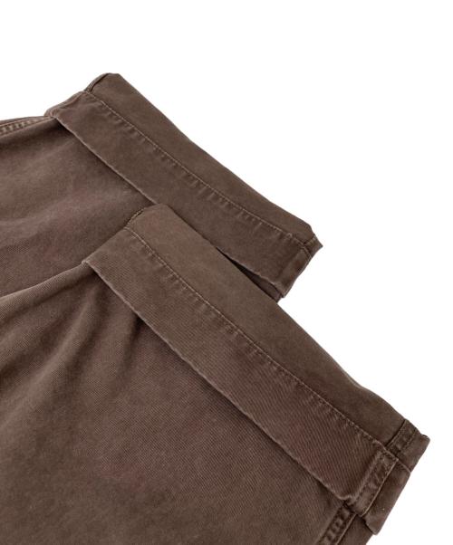 FOLL（フォル）FOLL (フォル) brushed deep bio wardrobe chino ブラウン サイズ:3の古着・服飾アイテム