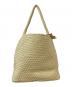 ECoDAY (エコデイ) Glossy Woven Tote Bag ベージュ：9000円