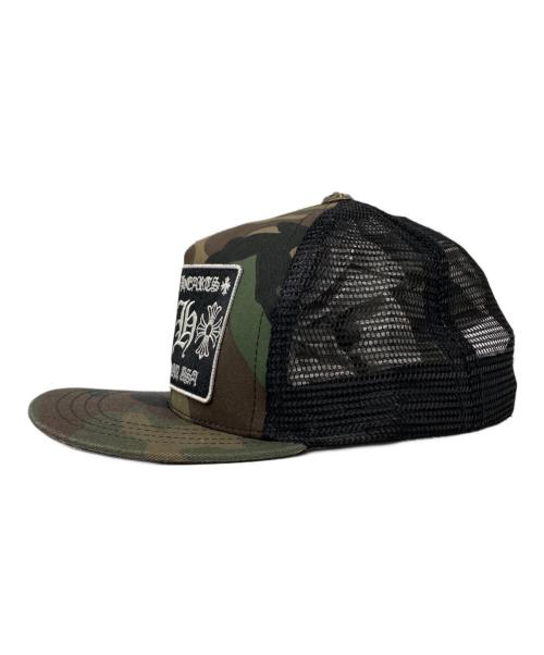 CHROME HEARTS（クロムハーツ）CHROME HEARTS (クロムハーツ) カモフラトラッカーキャップ オリーブの古着・服飾アイテム