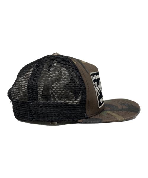 CHROME HEARTS（クロムハーツ）CHROME HEARTS (クロムハーツ) カモフラトラッカーキャップ オリーブの古着・服飾アイテム