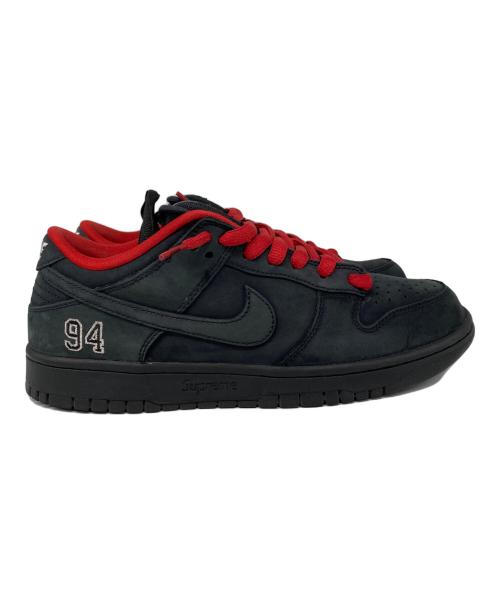 NIKE（ナイキ）NIKE (ナイキ) SUPREME (シュプリーム) DUNK LOW PRO OG QS ローカットスニーカー Black/Black/Black サイズ:27cmの古着・服飾アイテム