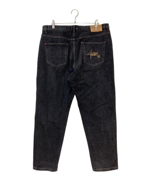 S/DOUBLE（エスダブル）S/DOUBLE (エスダブル) Embroidered Denim Standard Jean フェードブラック サイズ:91cm (W36)の古着・服飾アイテム