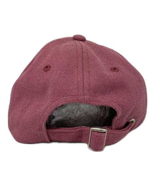stussy（ステューシー）stussy (ステューシー) Canvas Big Basic Low Pro Cap ピンクの古着・服飾アイテム
