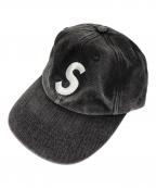 SUPREMEシュプリーム）の古着「25FW Pigment Coated S Logo 6-Panel キャップ」｜ブラック