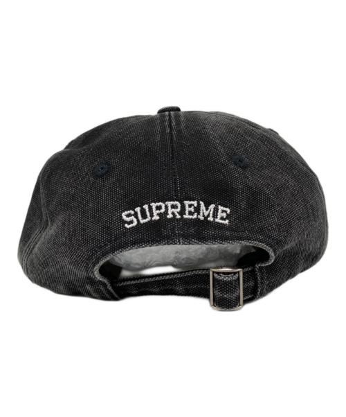 SUPREME（シュプリーム）SUPREME (シュプリーム) 25FW Pigment Coated S Logo 6-Panel キャップ ブラックの古着・服飾アイテム