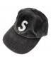 SUPREME（シュプリーム）の古着「25FW Pigment Coated S Logo 6-Panel キャップ」｜ブラック