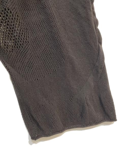 ISSEY MIYAKE（イッセイミヤケ）ISSEY MIYAKE (イッセイミヤケ) 変形ニットワンピース ブラウン サイズ:なしの古着・服飾アイテム