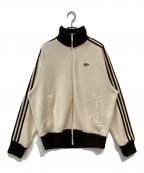 adidasアディダス）の古着「FBニット トラックトップ」｜アイボリー