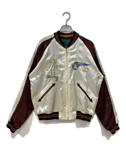 TAILOR東洋（テーラートウヨウ）TAILOR東洋 (テーラートウヨウ) SOUVENIR JACKET サテン×サテン リバーシブルスカジャン グリーン サイズ:Mの古着・服飾アイテム