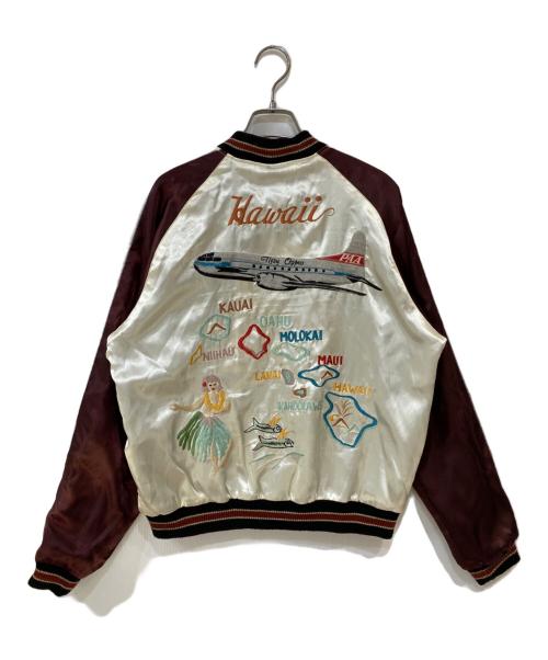 TAILOR東洋（テーラートウヨウ）TAILOR東洋 (テーラートウヨウ) SOUVENIR JACKET サテン×サテン リバーシブルスカジャン グリーン サイズ:Mの古着・服飾アイテム
