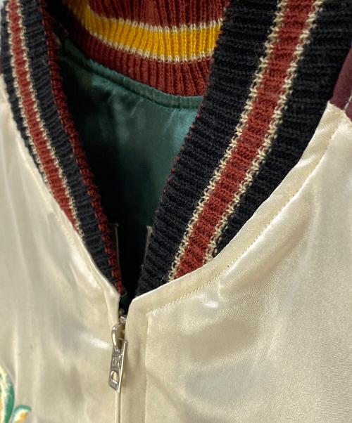 TAILOR東洋（テーラートウヨウ）TAILOR東洋 (テーラートウヨウ) SOUVENIR JACKET サテン×サテン リバーシブルスカジャン グリーン サイズ:Mの古着・服飾アイテム