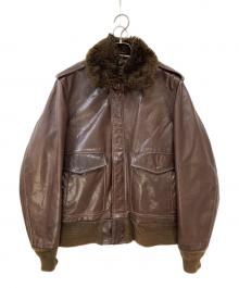 Schott（ショット）の古着「184SM A2 フライトレザージャケット」｜ブラウン