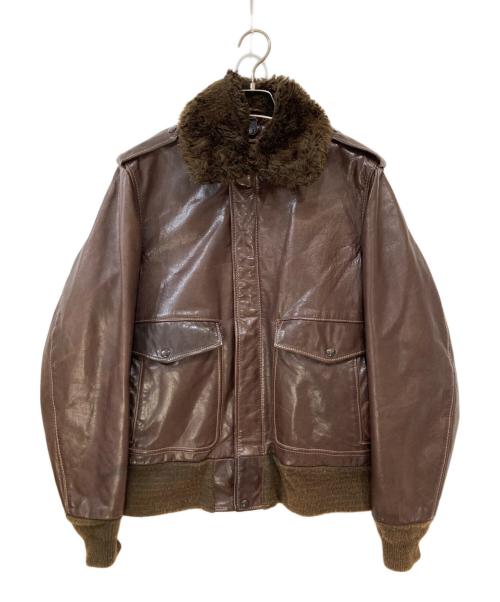 Schott（ショット）Schott (ショット) 184SM A2 フライトレザージャケット ブラウン サイズ:38の古着・服飾アイテム