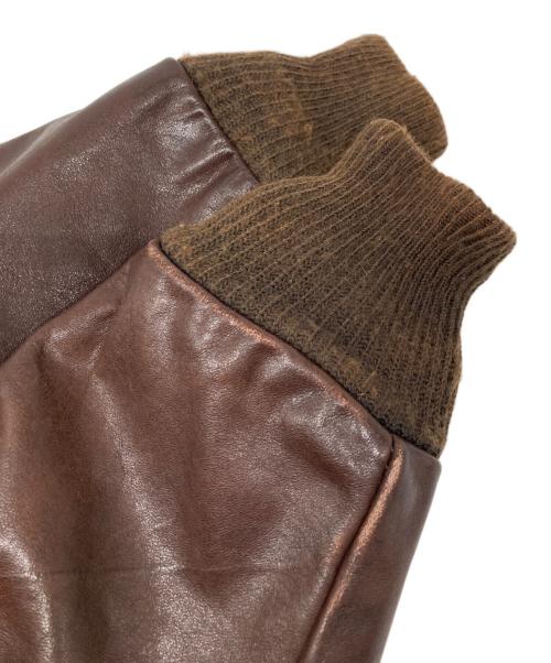 Schott（ショット）Schott (ショット) 184SM A2 フライトレザージャケット ブラウン サイズ:38の古着・服飾アイテム