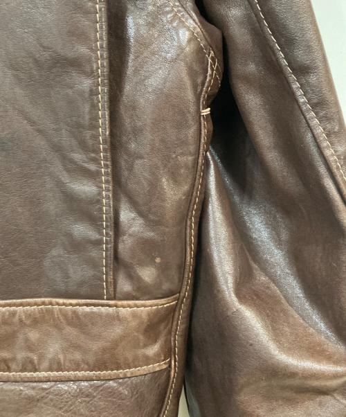 Schott（ショット）Schott (ショット) 184SM A2 フライトレザージャケット ブラウン サイズ:38の古着・服飾アイテム
