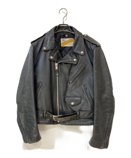 Schott（ショット）Schott (ショット) ライダースジャケット ブラック サイズ:38の古着・服飾アイテム