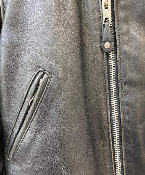 Schott（ショット）Schott (ショット) ライダースジャケット ブラック サイズ:38の古着・服飾アイテム