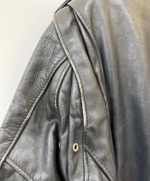 Schott（ショット）Schott (ショット) ライダースジャケット ブラック サイズ:38の古着・服飾アイテム