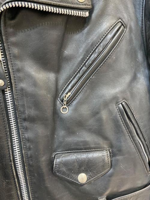 Schott（ショット）Schott (ショット) ライダースジャケット ブラック サイズ:38の古着・服飾アイテム