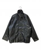 ZARAザラ）の古着「オーバーサイズ フェイクレザージャケット」｜ブラック