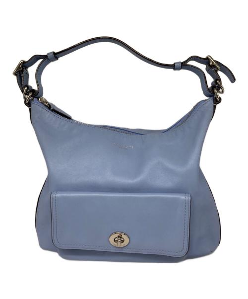 COACH（コーチ）COACH (コーチ) Legacy Courtenay Hobo 2WAYショルダーバッグ ブルーの古着・服飾アイテム