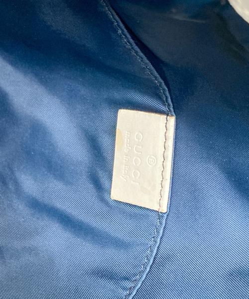 GUCCI（グッチ）GUCCI (グッチ) ヒステリア ロゴ ナイロントートバッグ ネイビーの古着・服飾アイテム
