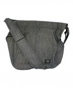 PORTERポーター）の古着「DEEPER SHOULDER BAG」｜インディゴ