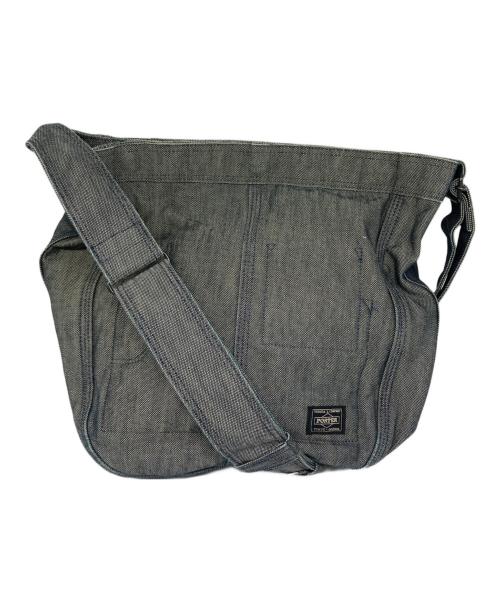 PORTER（ポーター）PORTER (ポーター) DEEPER SHOULDER BAG インディゴの古着・服飾アイテム