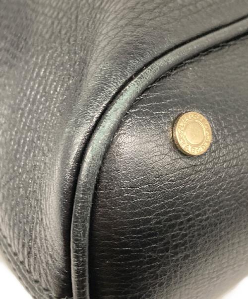 BVLGARI（ブルガリ）BVLGARI (ブルガリ) Leoni 2Way ハンドバッグ ブラックの古着・服飾アイテム