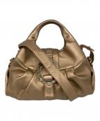 BVLGARIブルガリ）の古着「Chandra Bag チャンドラ バッグ」｜ベージュ